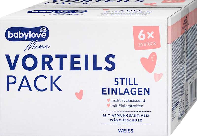 babylove Mama Coussinets d'allaitement blancs 180 pièces
