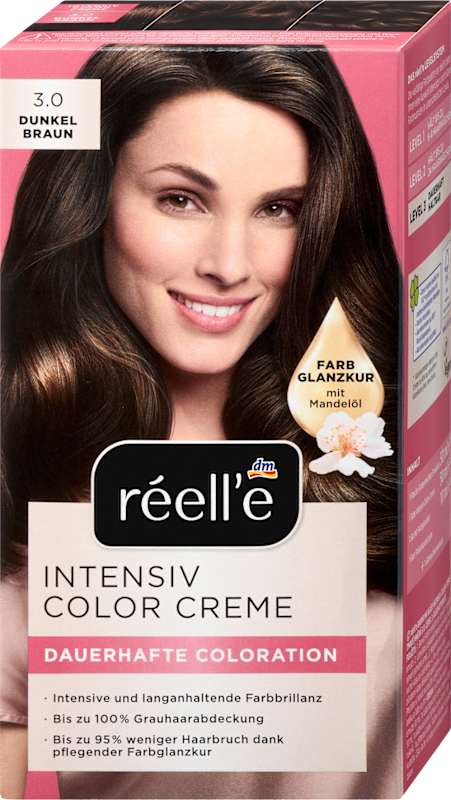 réell‘e Coloration permanente 3.0 Châtain foncé, 1 pièce