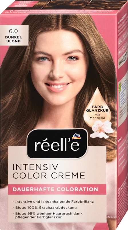 réell‘e Coloration permanente 6.0 Blond foncé, 1 pièce