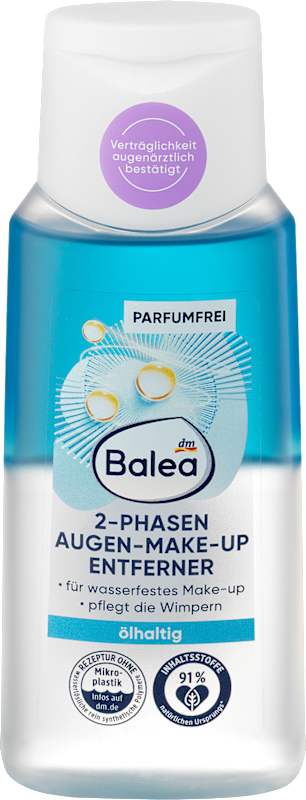 Balea Démaquillant yeux 2 phases, 100 ml