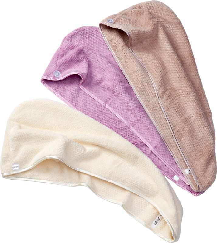 ebelin Turban cheveux en microfibre 1 pièce