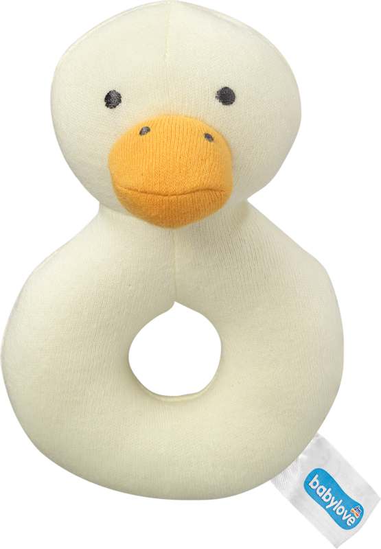 babylove Hochet à main en tissu canard 1 pièce