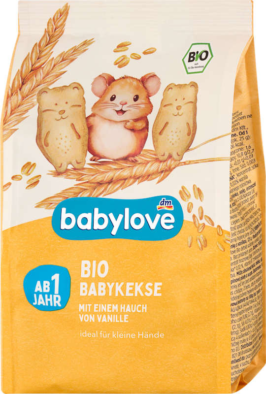 babylove Biscuits bébé vanille dès 1 an, 125 g