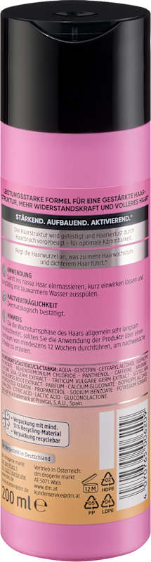 Balea PROFESSIONAL Après-shampoing Croissance + Force 200 ml