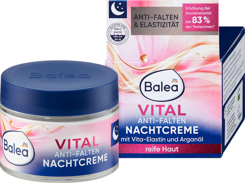 Balea Crème de nuit anti-rides Vital 50 ml