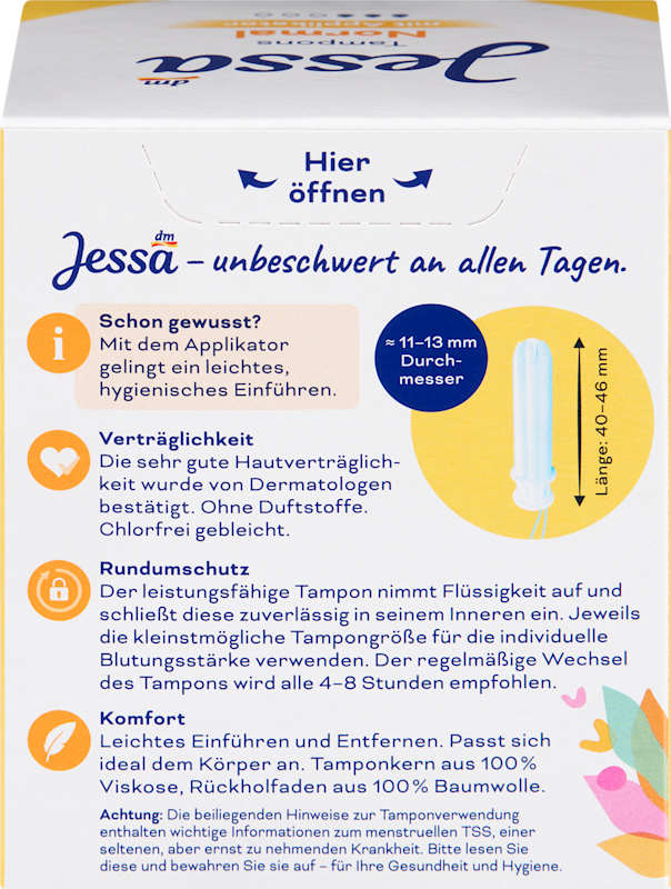 Jessa Tampons Normal avec applicateur 16 pièces