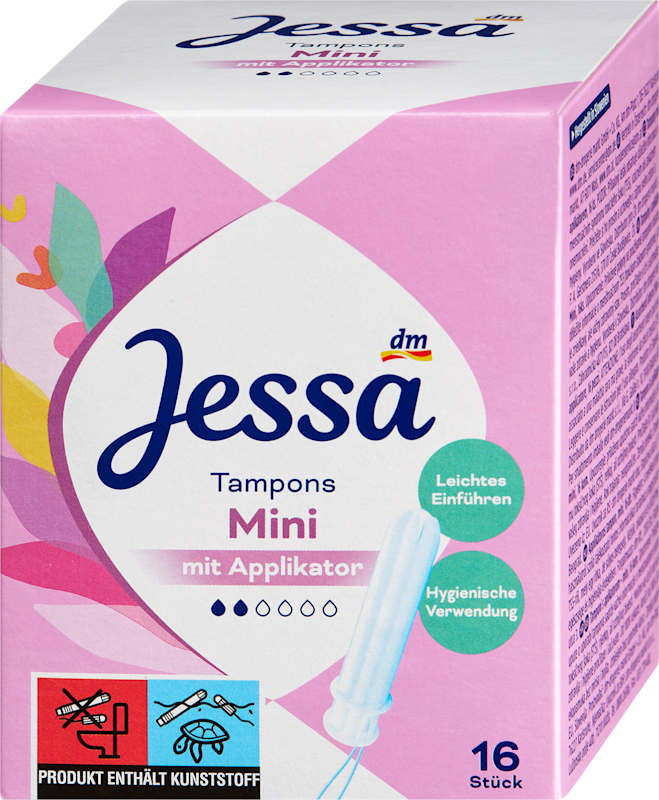 Jessa Tampons avec applicateur Mini 16 pièces