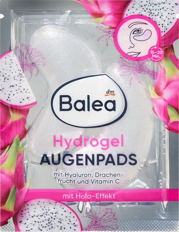 Balea Patchs yeux hydrogel Holo (1 paire), 2 pc