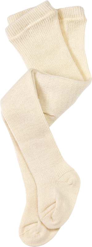 ALANA Collant en laine vierge bio blanc, Taille 50/56