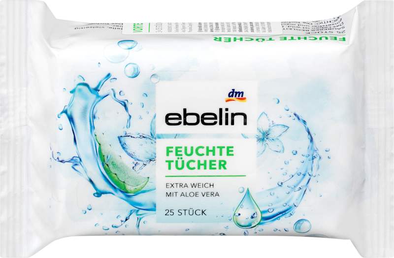 ebelin Lingettes humides (3x25) 75 pièces