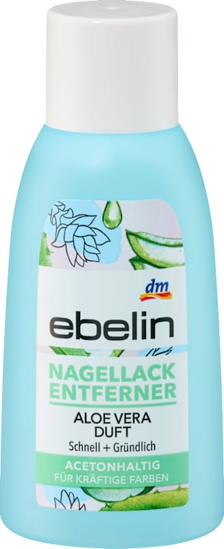 ebelin dissolvant pour vernis avec acétone 125 ml