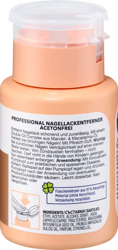 ebelin Dissolvant Professional Express sans acétone, 125 ml