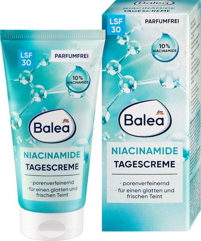 Balea Crème visage Niacinamide LSF 30, 50 ml