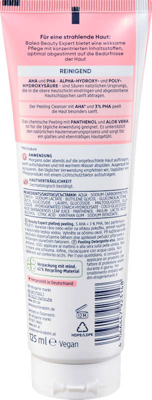 Balea gommage nettoyant Beauty Expert 125 ml