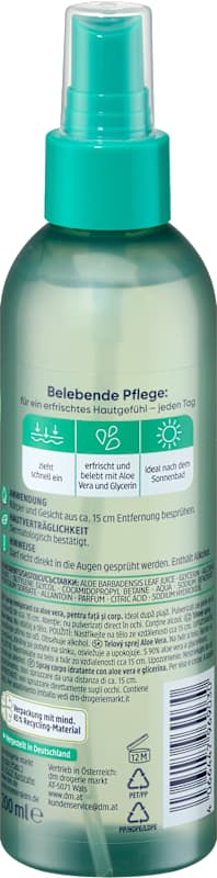 Balea Brume corps Aloe Vera, 200 ml