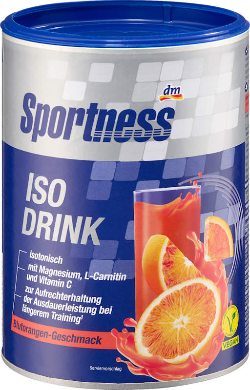 Sportness Boisson iso en poudre goût orange sanguine 750 g