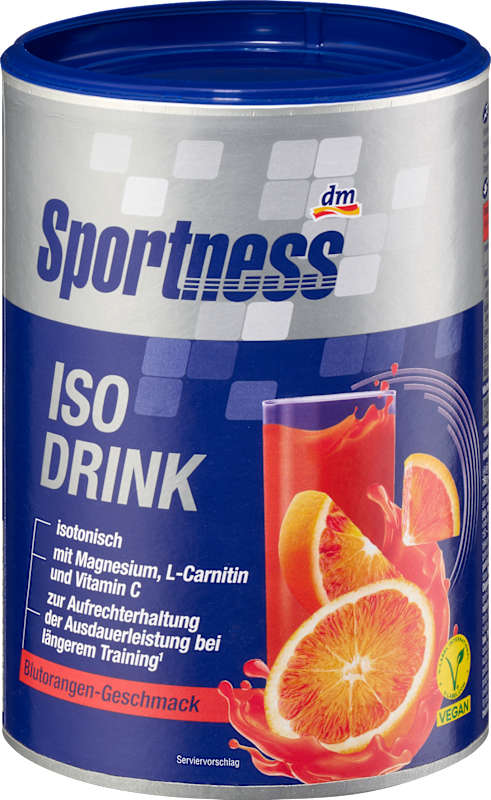 Sportness Boisson iso en poudre goût orange sanguine 750 g