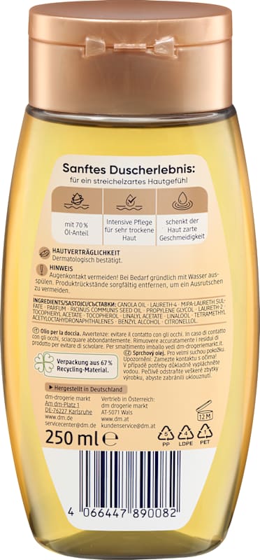 Balea Huile de douche, 250 ml