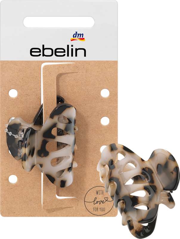ebelin Petite pince à cheveux aspect écaille 1 pièce