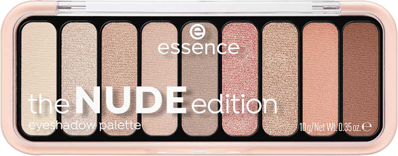 essence Palette de fards à paupières The Nude Edition 10 Pretty In Nude, 10 g