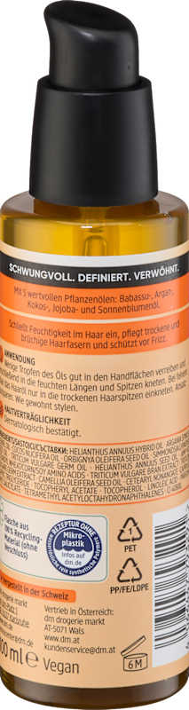 Balea PROFESSIONAL huile capillaire boucles 100 ml