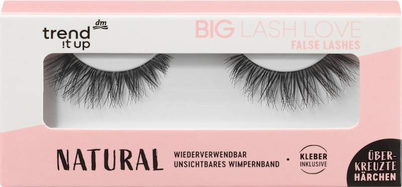 trend !t up Faux cils Big Lash Love Natural 1 paire 2 pièces