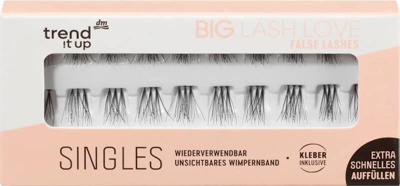 trend !t up Faux cils Big Lash Love Singles, 1 pc