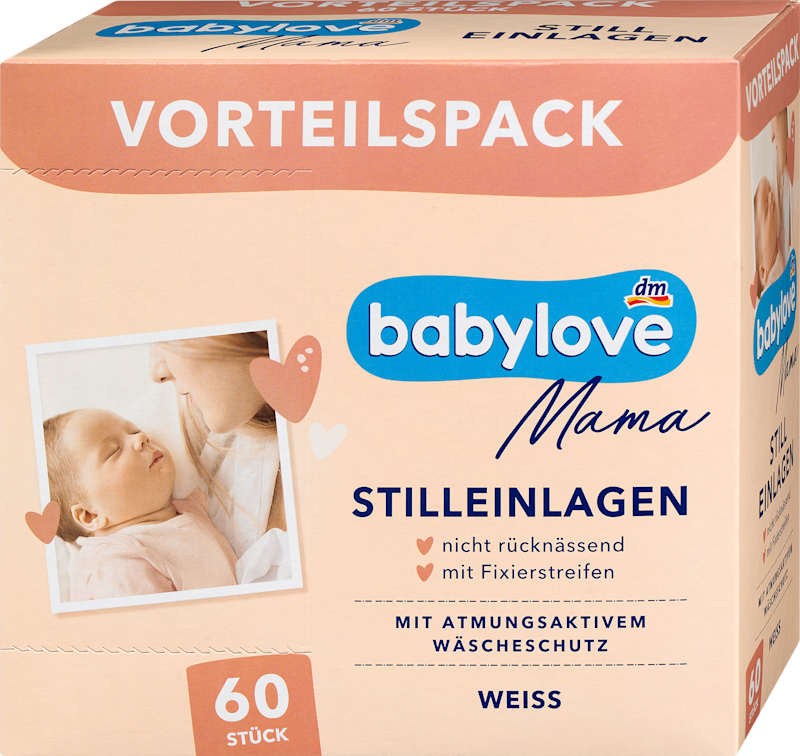 babylove Mama coussinets d'allaitement blanc 60 pièces