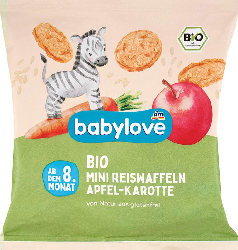 babylove Galettes de riz pomme & carotte dès 8 mois 35 g