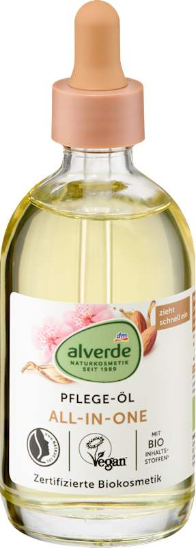alverde NATURKOSMETIK Huile de soin All-in-One amande, 100 ml