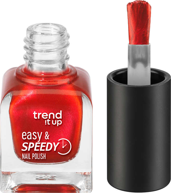 trend !t up Vernis à ongles Easy & Speedy 100 Red, 6 ml