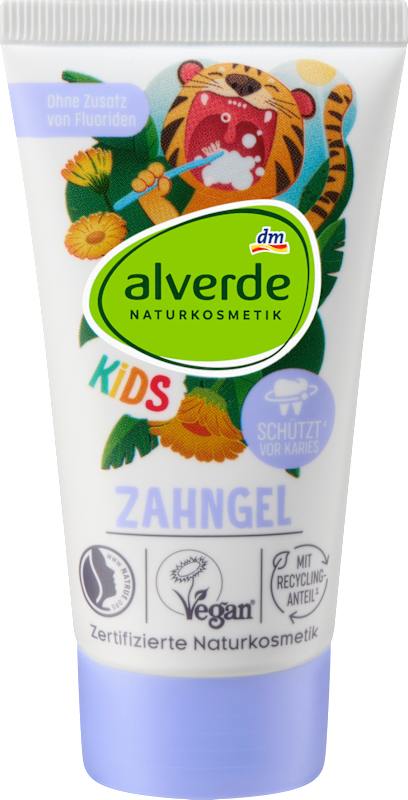 alverde NATURKOSMETIK Dentifrice gel enfants 50 ml
