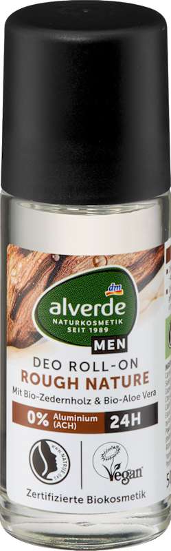 alverde MEN déodorant roll-on Rough Nature 50 ml