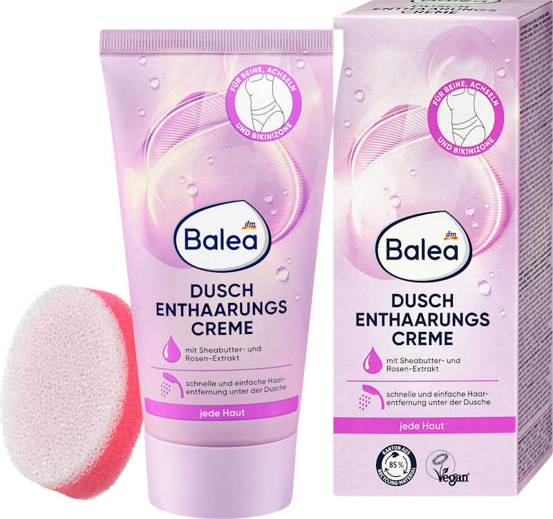 Balea crème dépilatoire douche, 150 ml