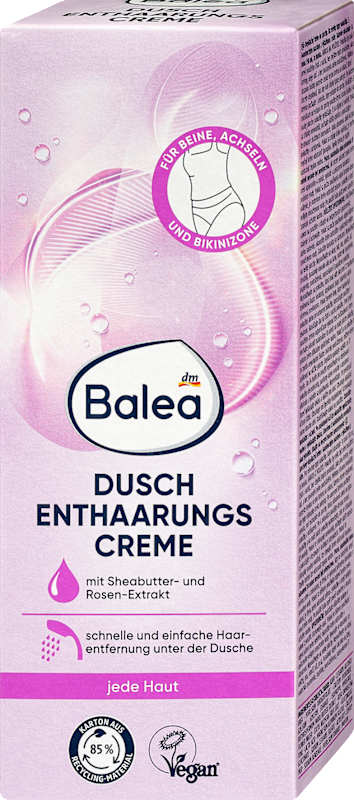 Balea crème dépilatoire douche, 150 ml