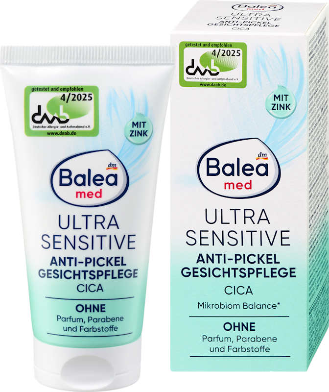 Balea med Soin visage anti-boutons Ultra Sensitive, 50 ml