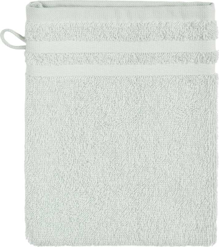 ebelin Gant de toilette éponge vert sauge certifié GOTS 1 pièce
