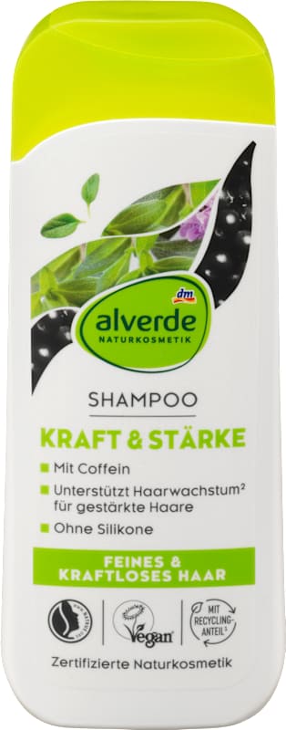 alverde NATURKOSMETIK shampooing force & vigueur 200 ml
