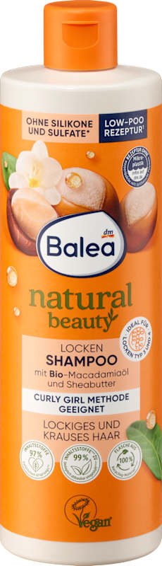 Balea Shampooing Natural Beauty boucles, 400 ml