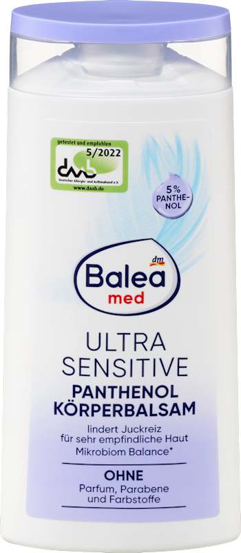 Balea med Baume corporel Ultra Sensitive panthénol 250 ml