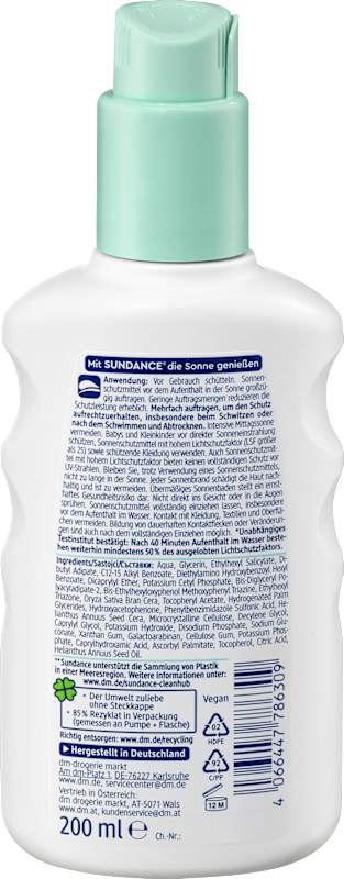 SUNDANCE Spray solaire sensitive LSF 30 200 ml