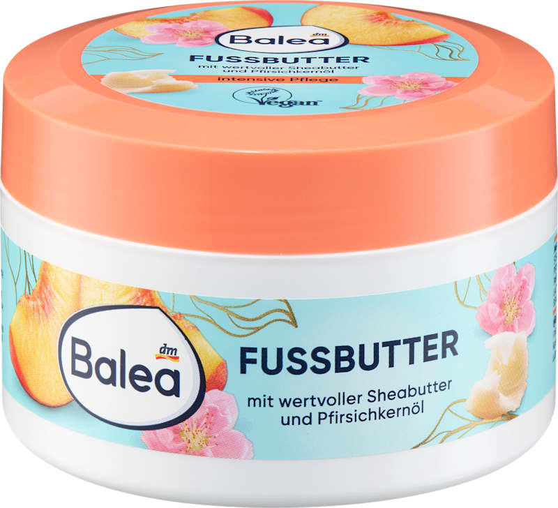 Balea Beurre pour pieds beurre de karité & huile de pêche 150 ml