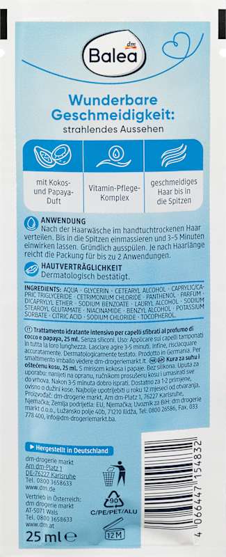 Balea soin capillaire hydratant, 25 ml