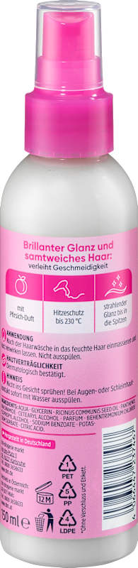 Balea spray soin brillance soyeuse 150 ml