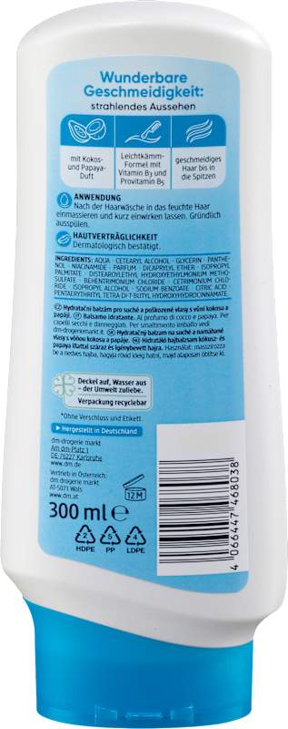 Balea Après-shampooing Hydratation 300 ml