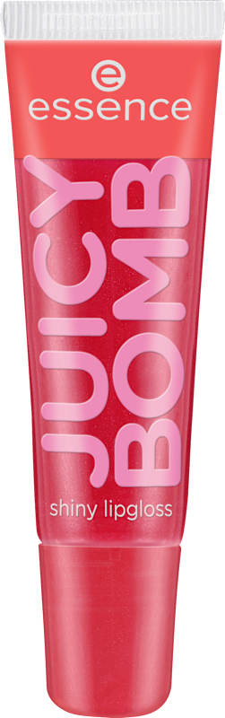 essence Gloss à lèvres Juicy Bomb Shiny 104 Poppin' Pomegranate, 10 ml