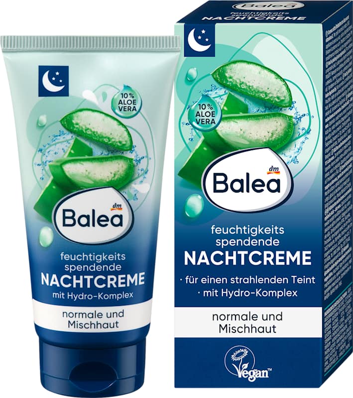 Balea Crème de nuit hydratante, 50 ml
