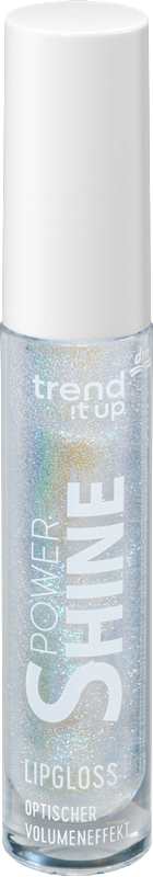 trend !t up gloss à lèvres Power Shine 130 Glitter White 4 ml