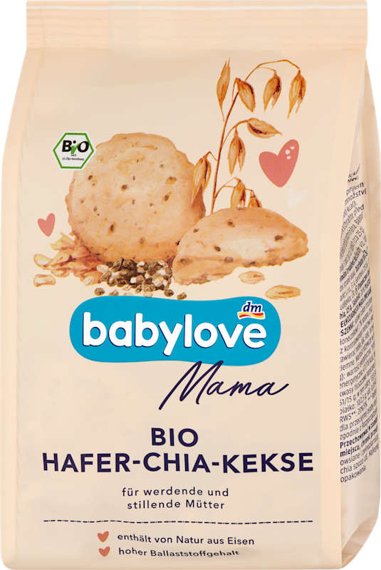 babylove Mama Biscuits avoine-chia 125 g