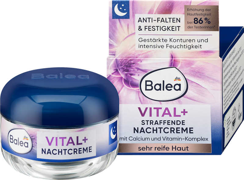 Balea crème de nuit Vital+, 50 ml